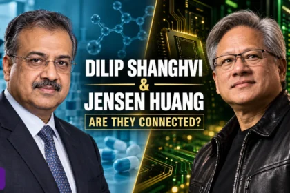 Dilip Shanghvi and Jensen Huang