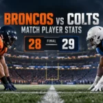 denver broncos vs indianapolis colts match player stats