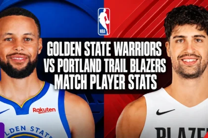 golden state warriors vs portland trail blazers match player stats